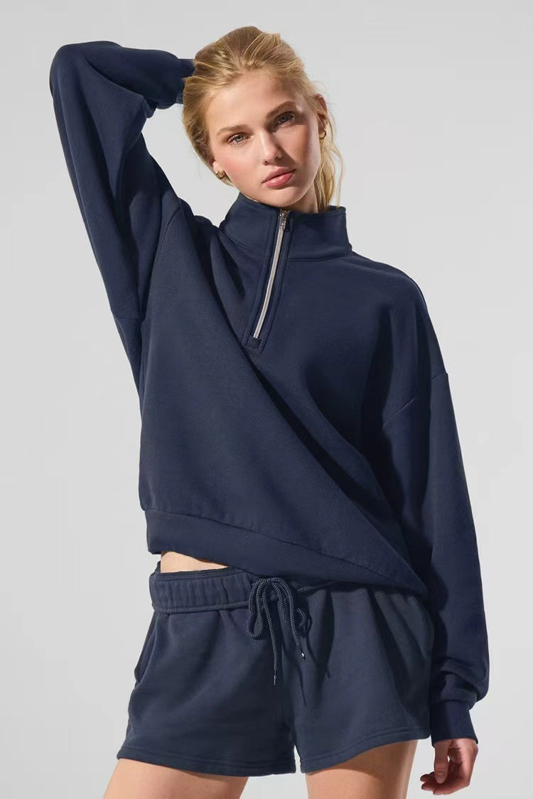 Women's Half-Zip Sweatshirt Set
