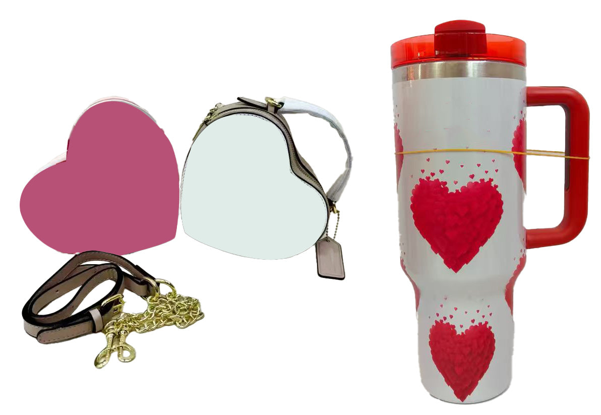 Valentine's Day Tumbler&Bag Set