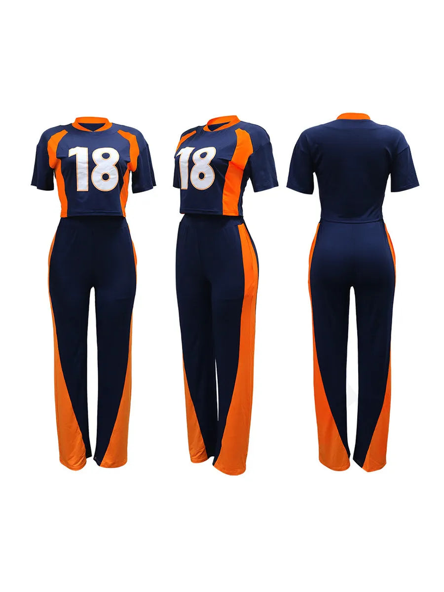 Contrast Number Two Piece Set