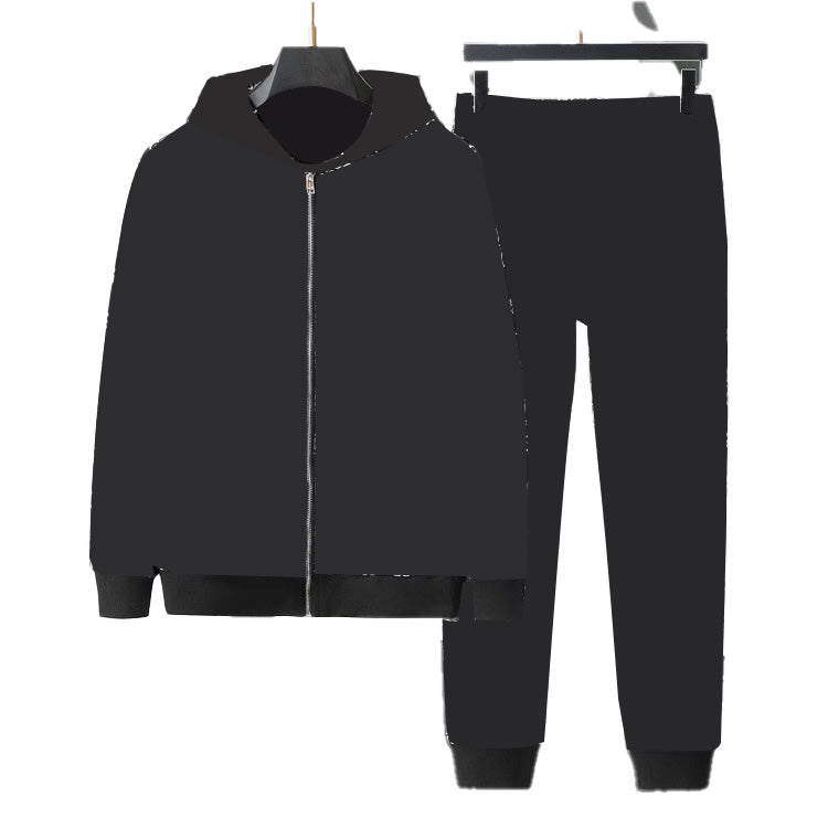 Men's Long-Sleeved Shirt And Trousers Suit