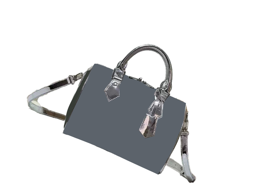 Silver Bag and Sneakers