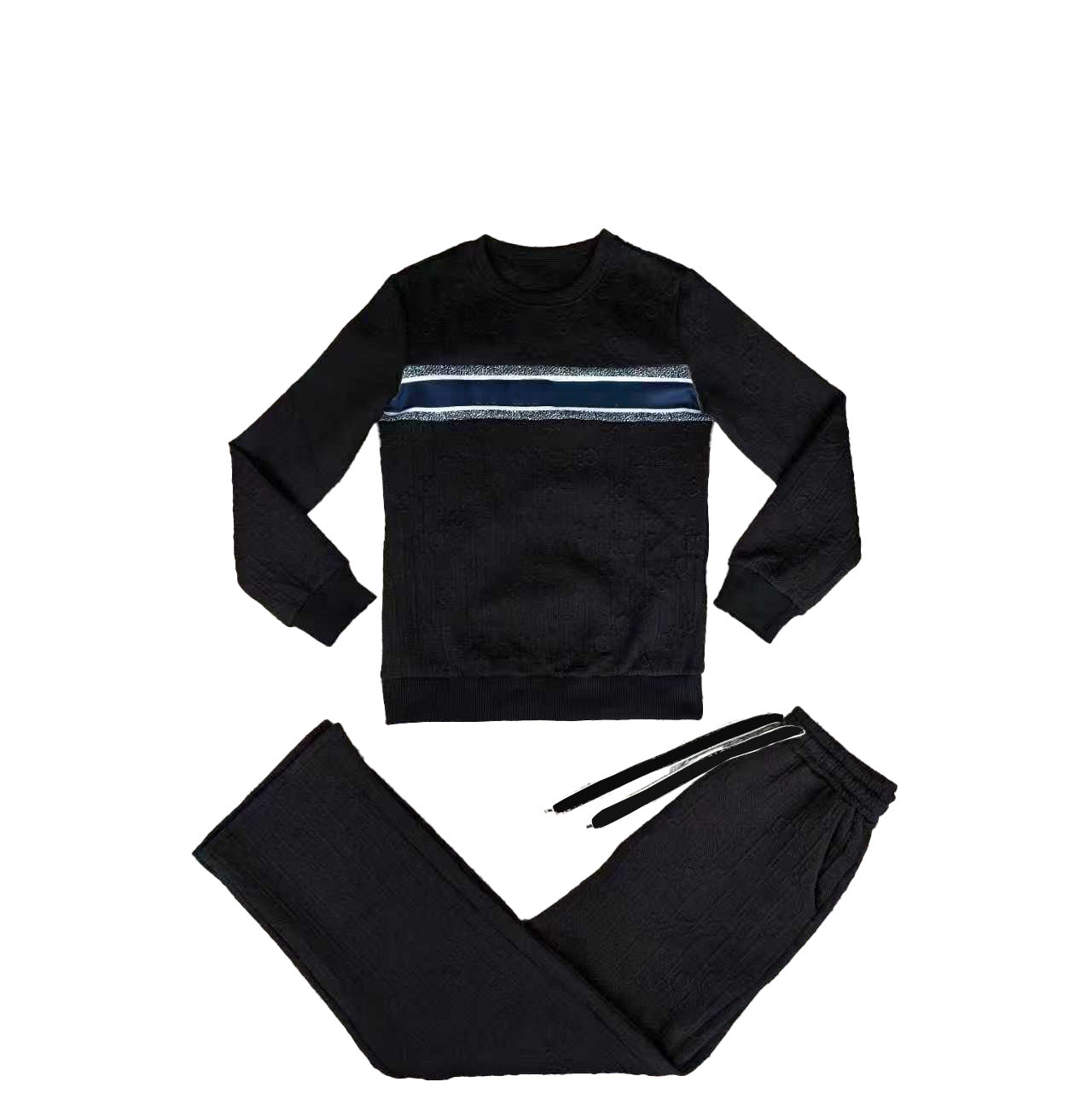 Embroidered Long-Sleeved Top and Pants Set