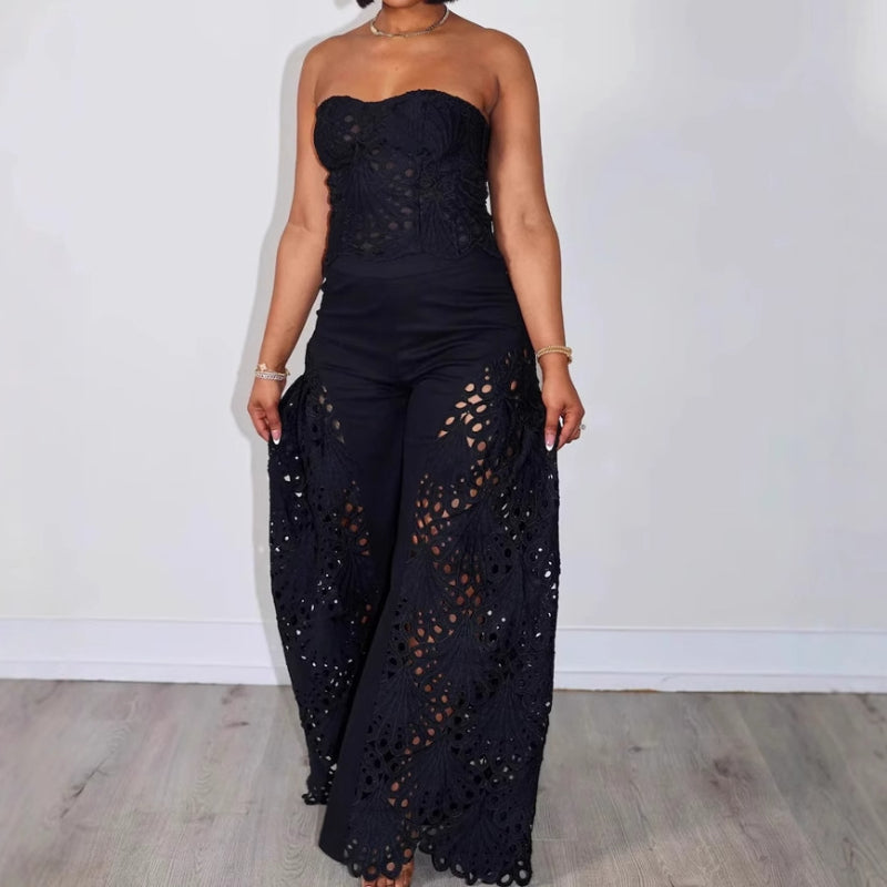 Sexy Lace cut-out bandeau set