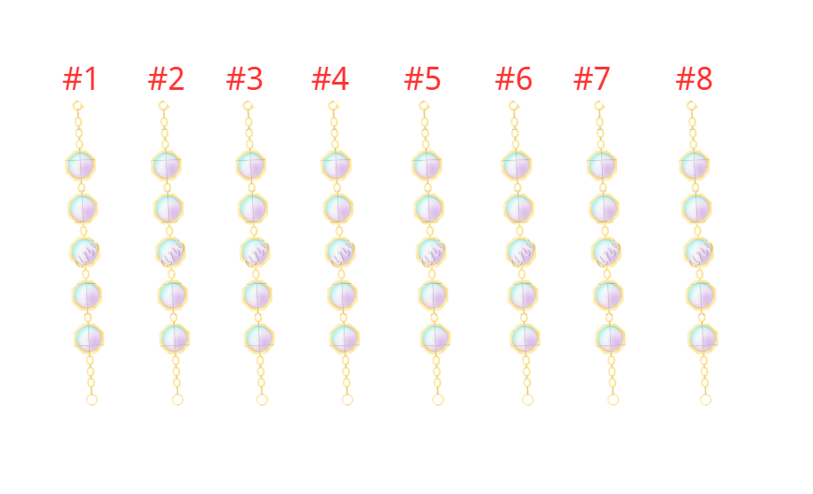 5 Flower Bracelet(VAC402)