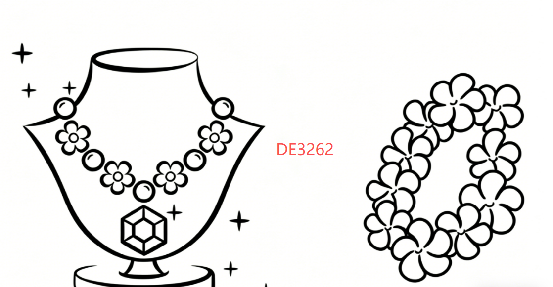Black Necklace And Bracelet(DE3262)