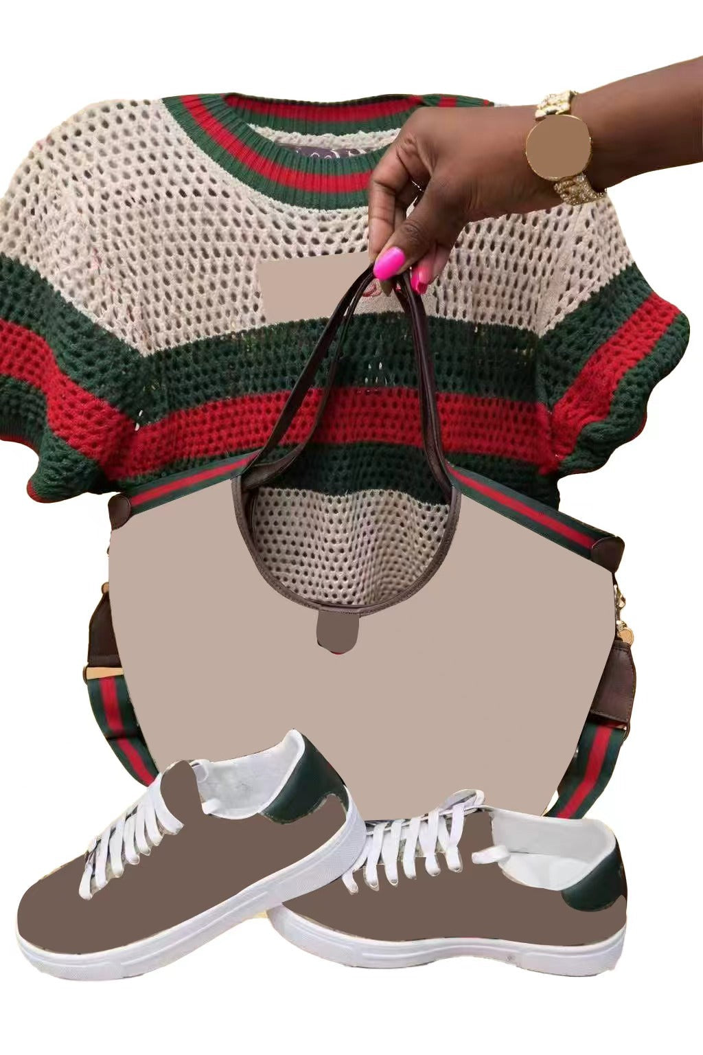 Sheos bag&sweater 3PCS