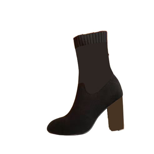 Knit Ankle Boots and Bag Set(DPM51276)