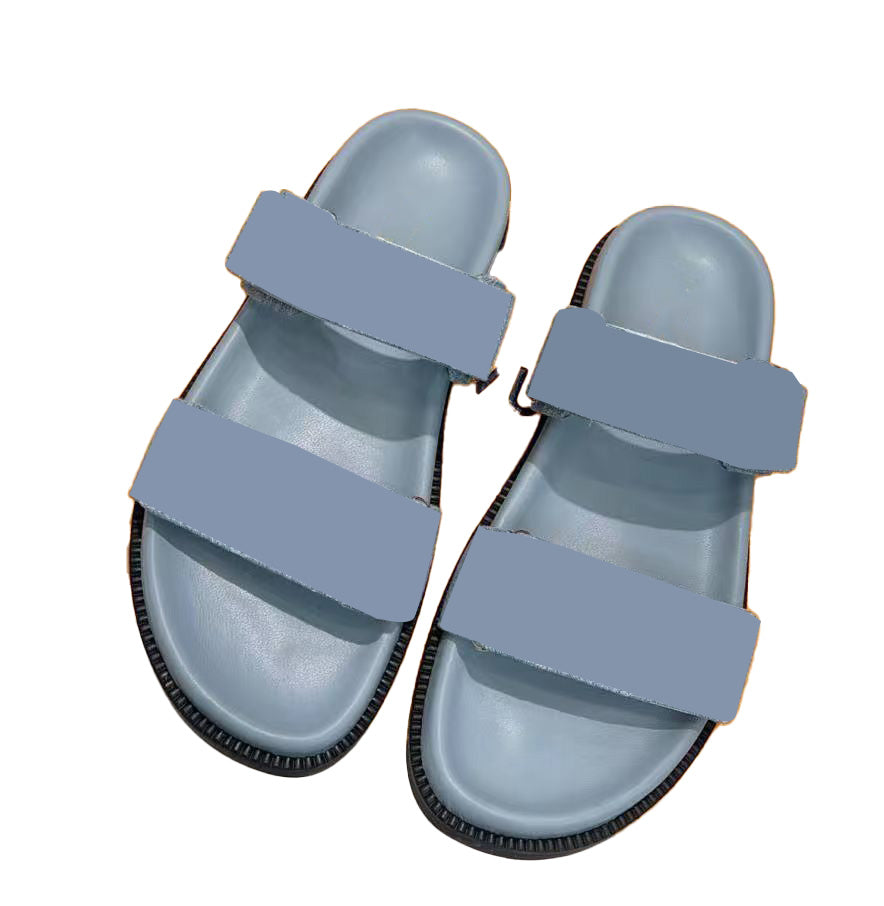 Blue Slippers&Bag