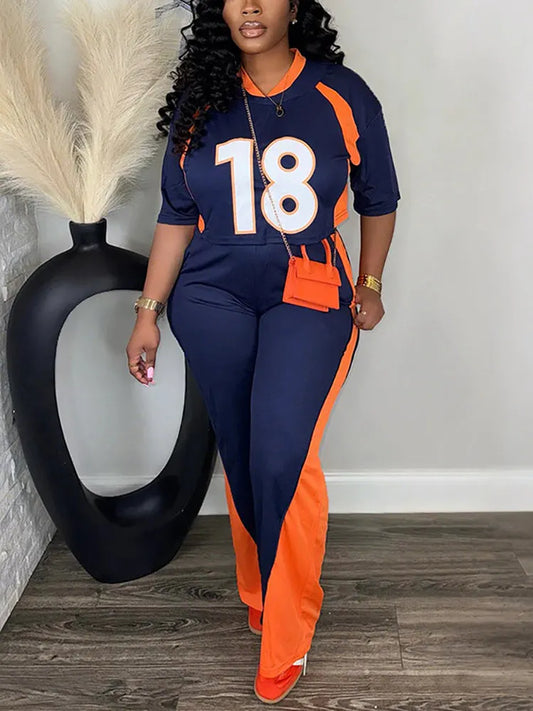 Contrast Number Two Piece Set