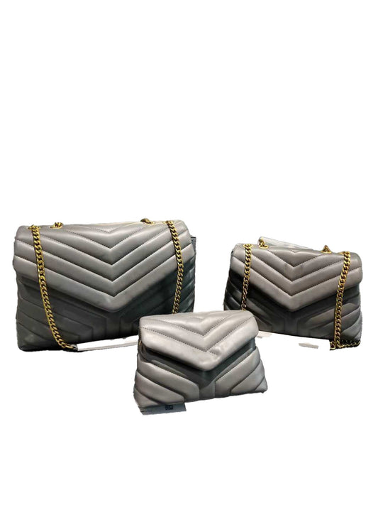 Crossbody &Shoulder Bag(Gold Logo)