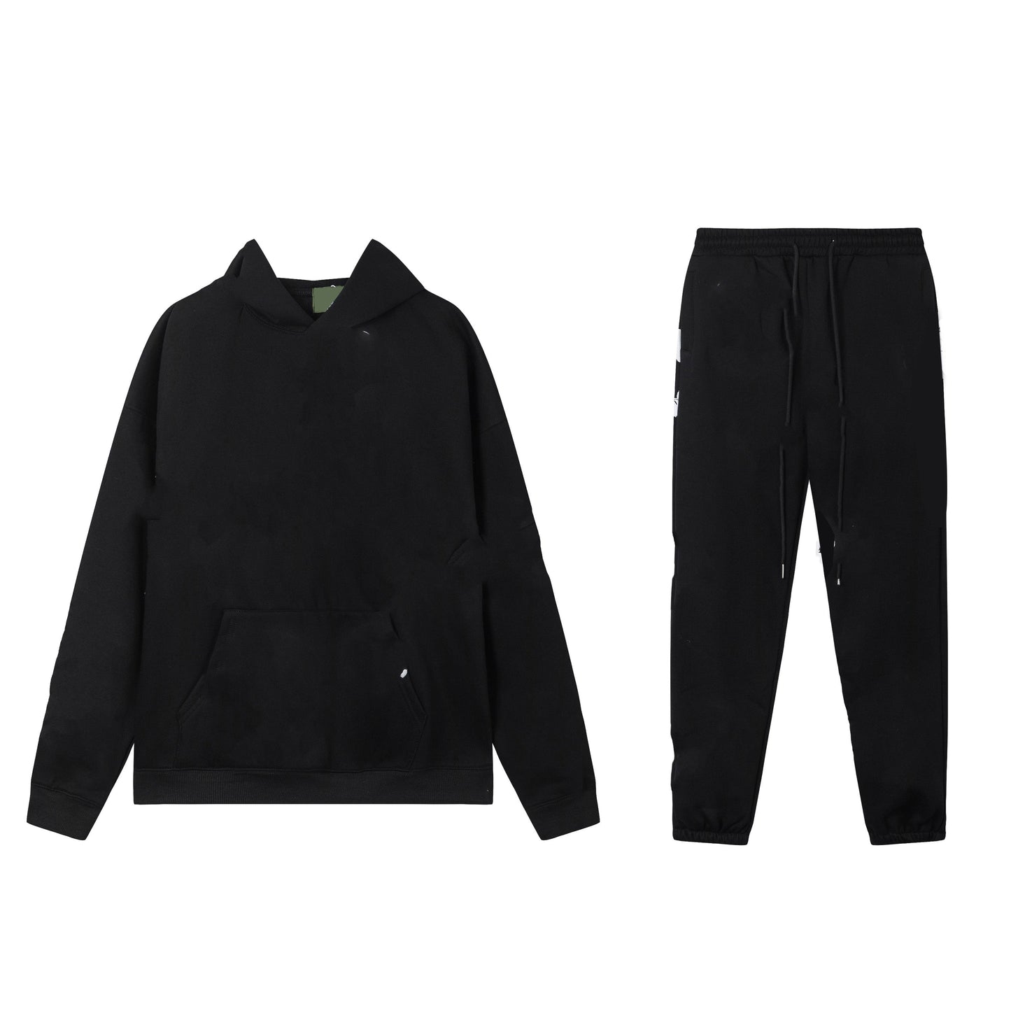 Women's Flower Fleece Sports Two Piece Suit