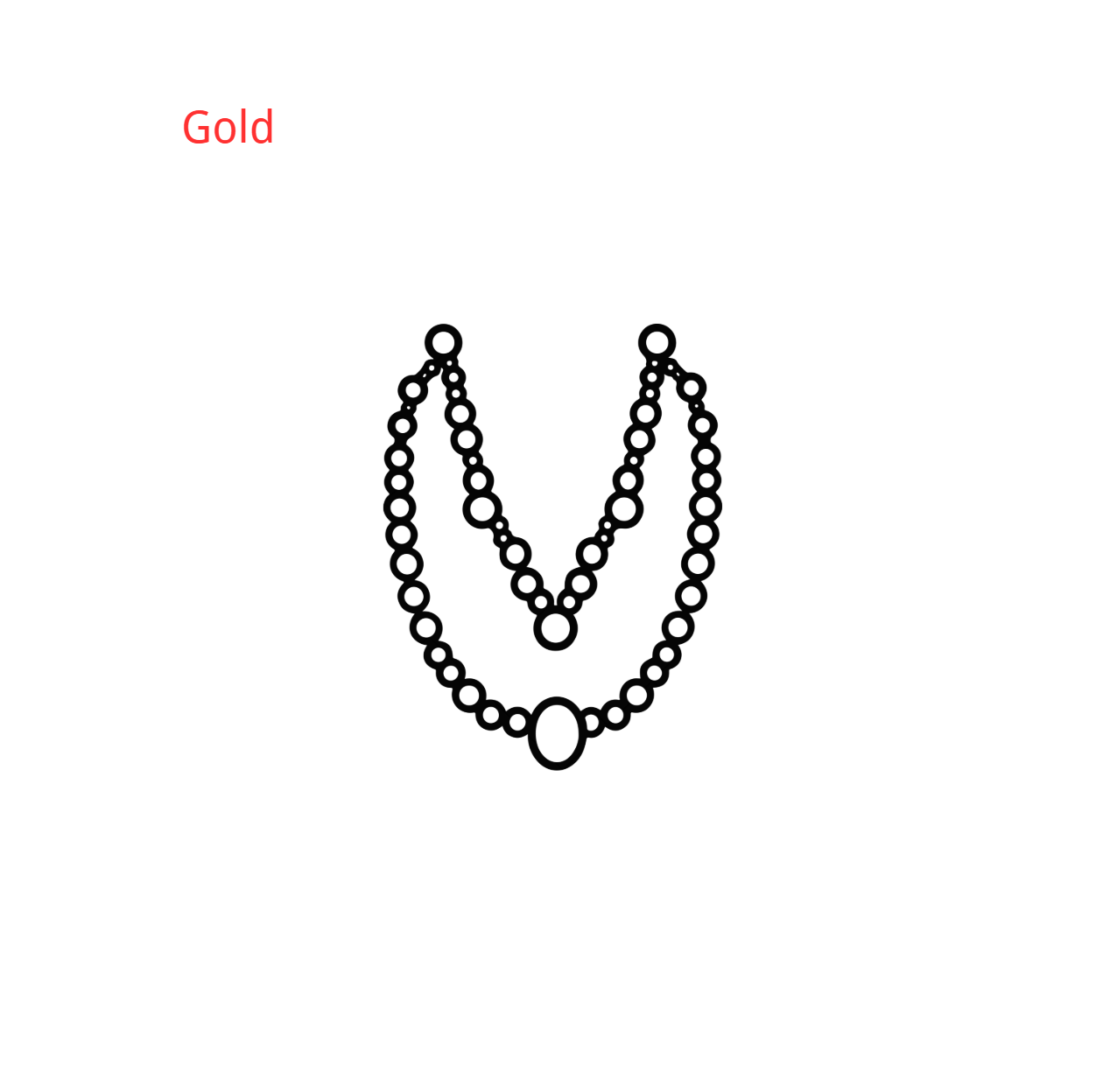 Heart Key Necklace (DE1529)