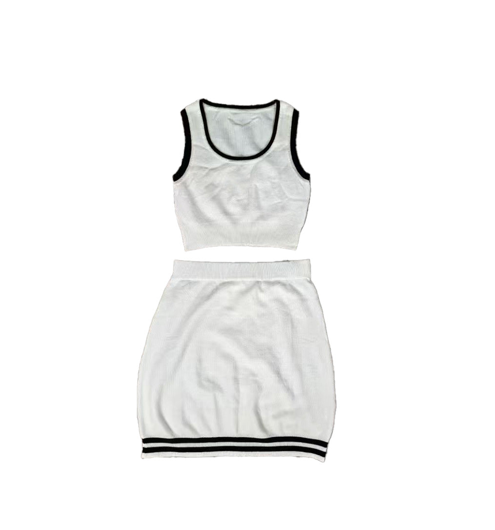 Tank top + short skirt