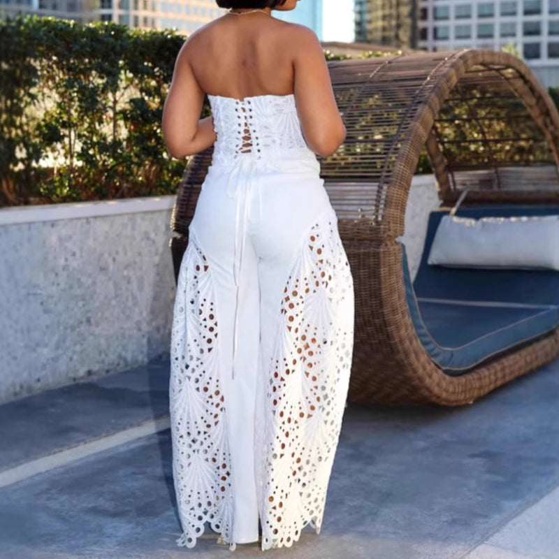 Sexy Lace cut-out bandeau set