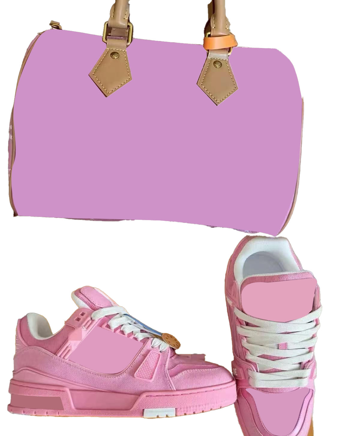 Pink Shoe And Bag