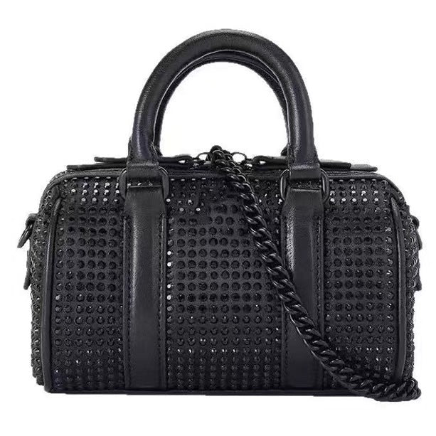 Diamond Quilted Pillow Bag