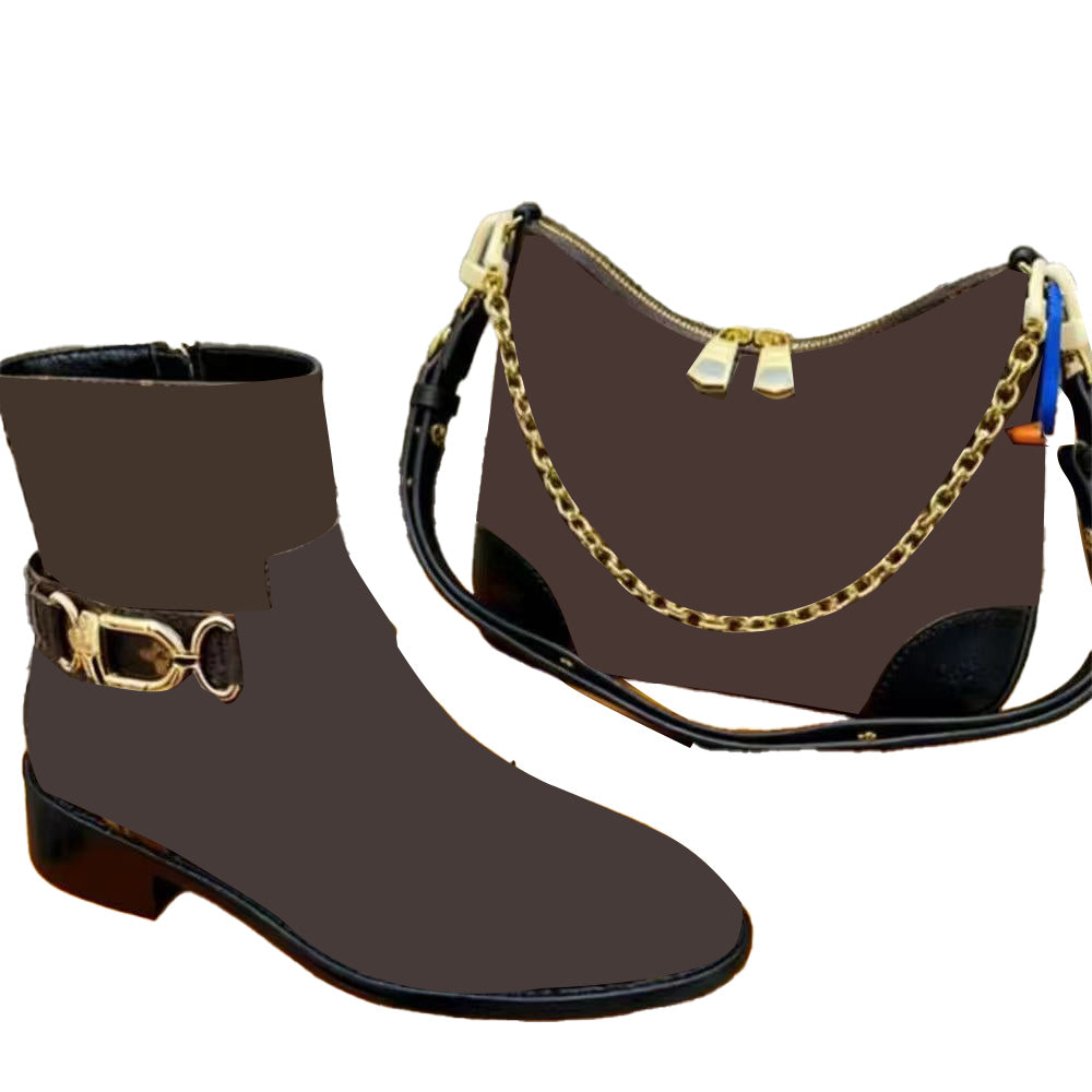 Leather Boots And Bags