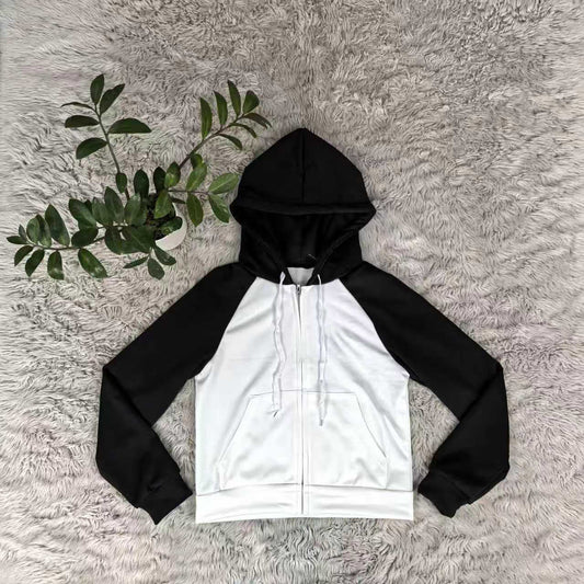 Hooded Sweatshirt Jacket