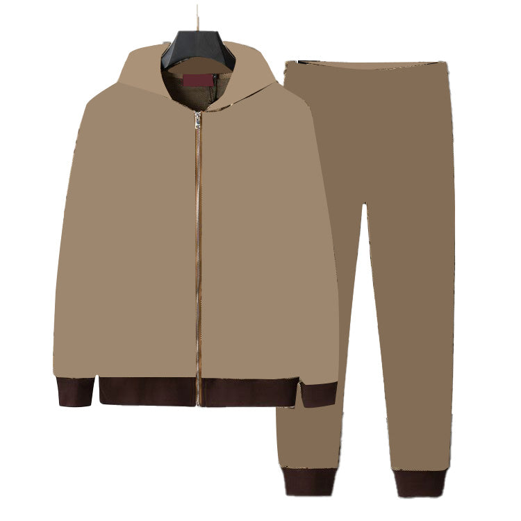 Men's Long-Sleeved Shirt And Trousers Suit