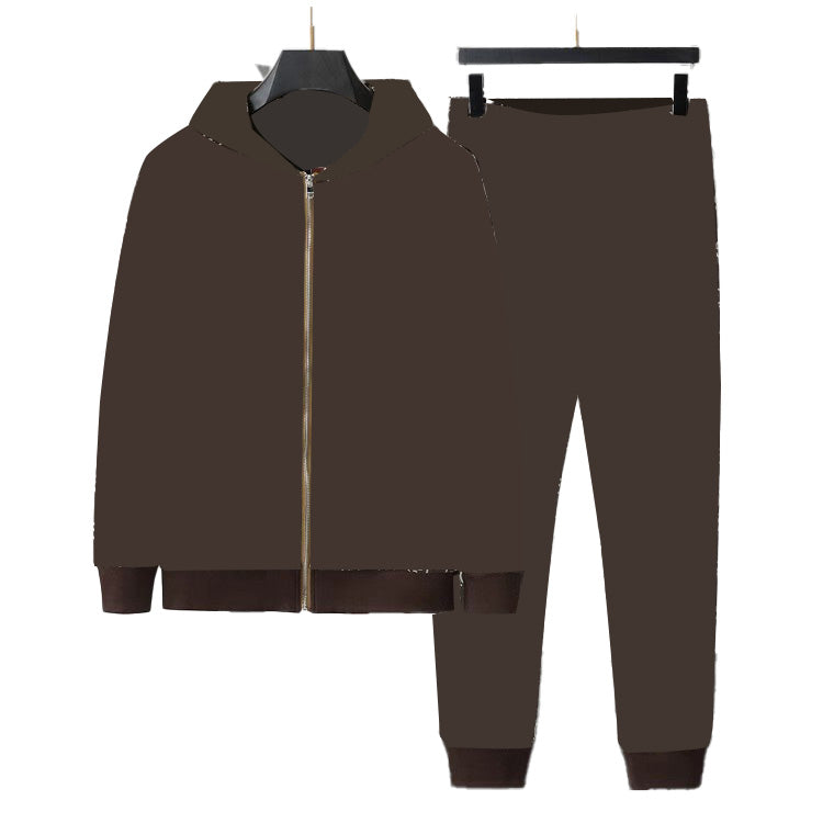 Men's Long-Sleeved Shirt And Trousers Suit