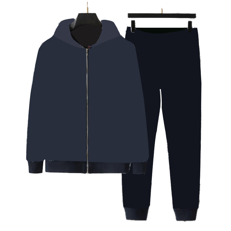Men's Long-Sleeved Shirt And Trousers Suit