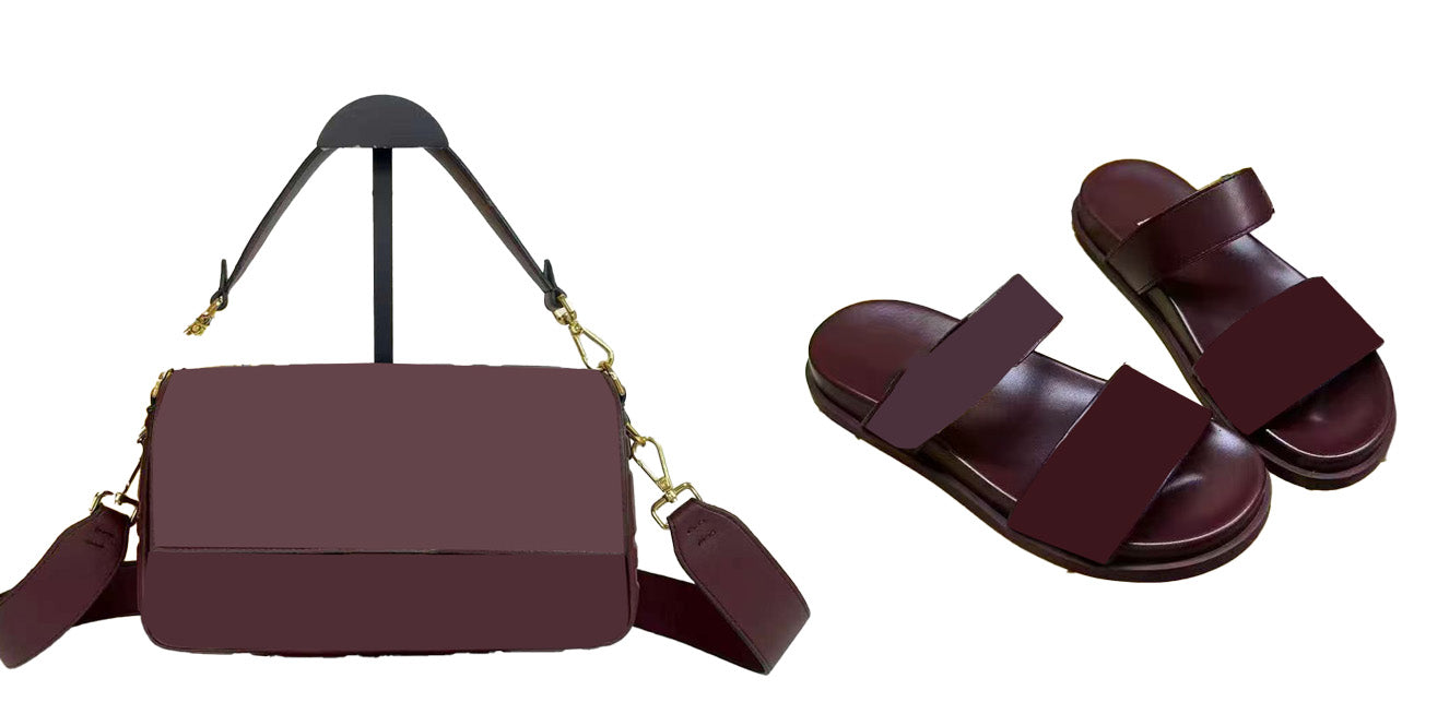 Women's Slippers and Bag