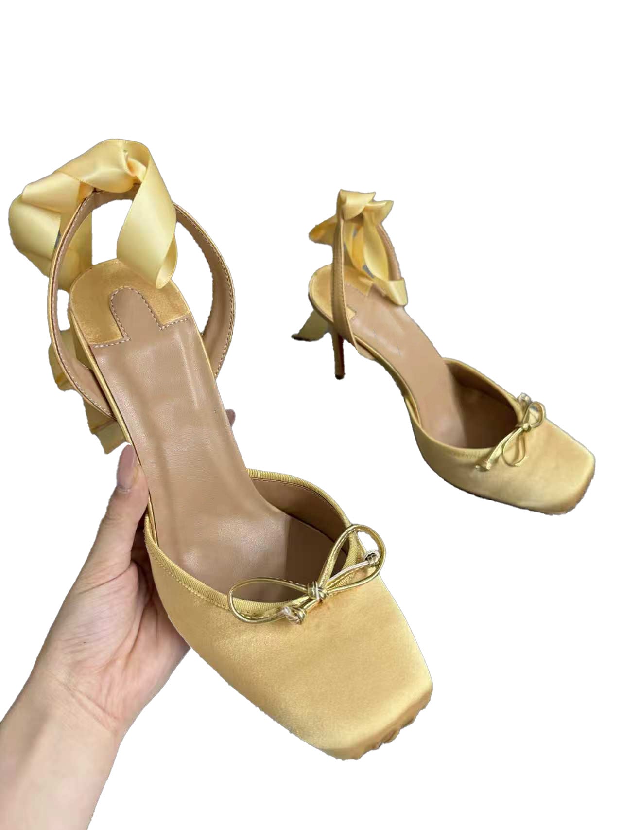 Gold Ballet Heels