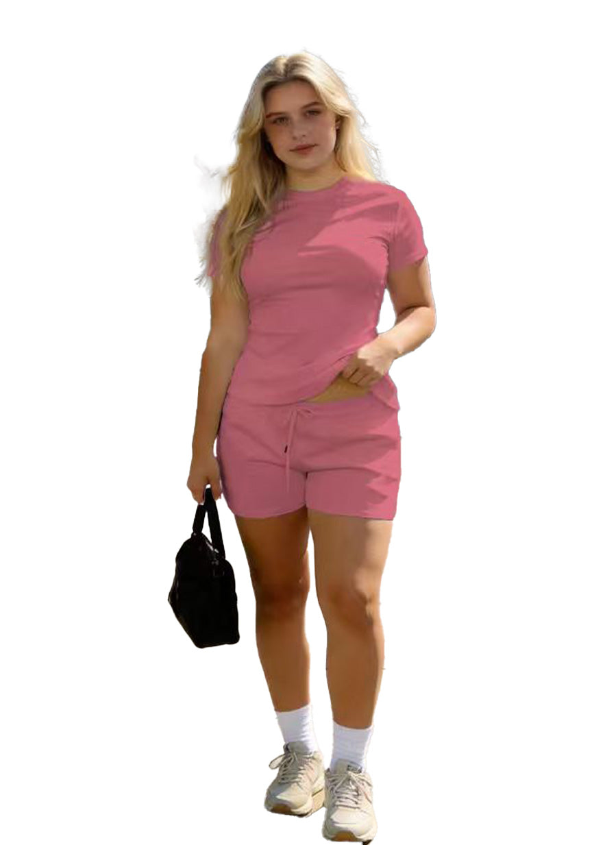 Short Pants and Short Sleeve Top Set