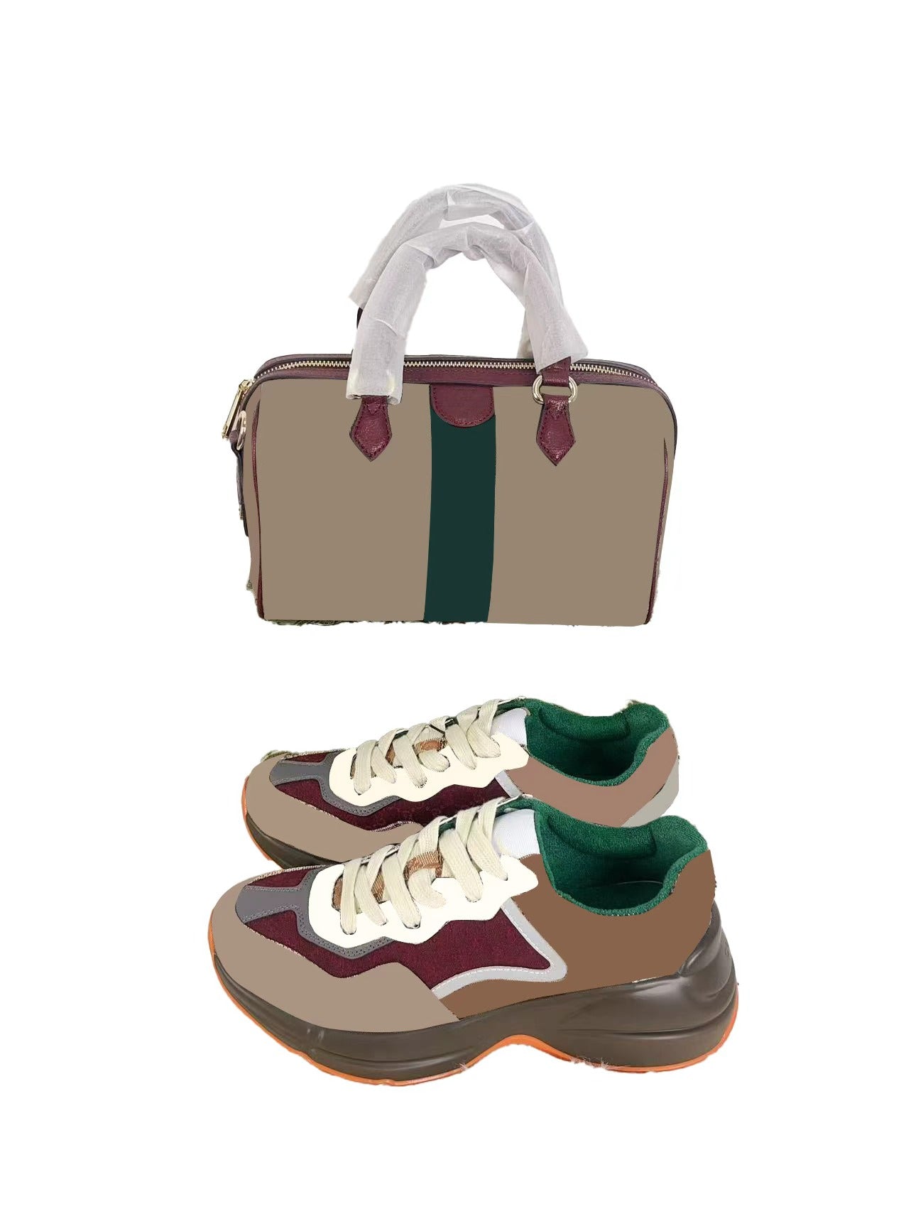 Women Bag& Shoes Set