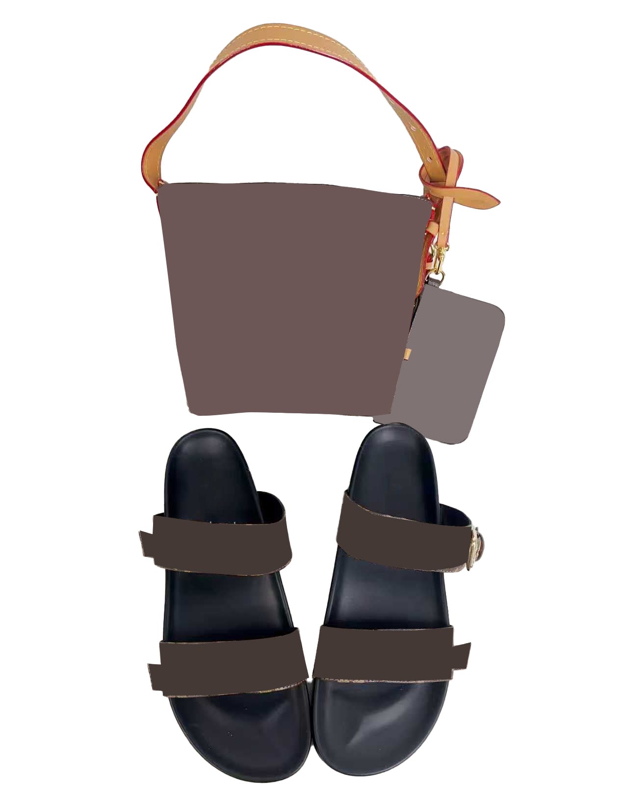 Women's Slippers and Bag