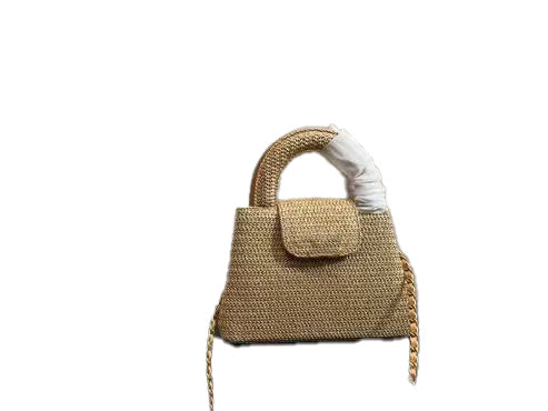 Woven Straw Kelly Bag