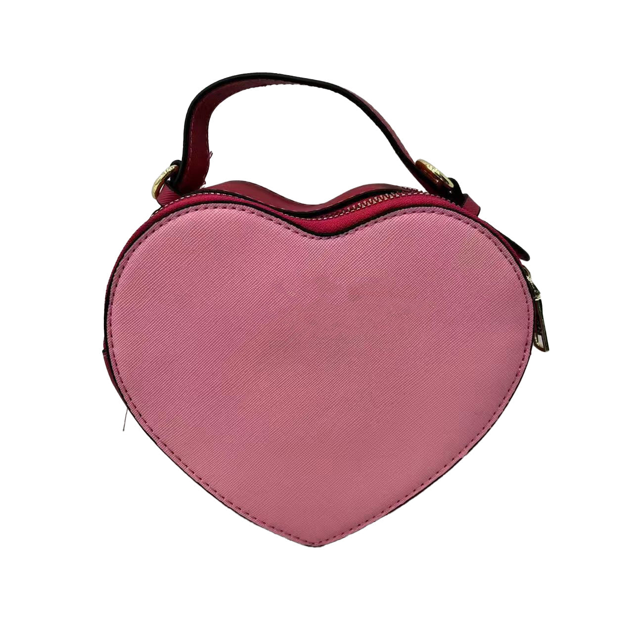 Pink Heart Women Bag& Shoes Set