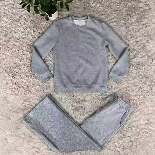 Long Embossed Two-Piece Set