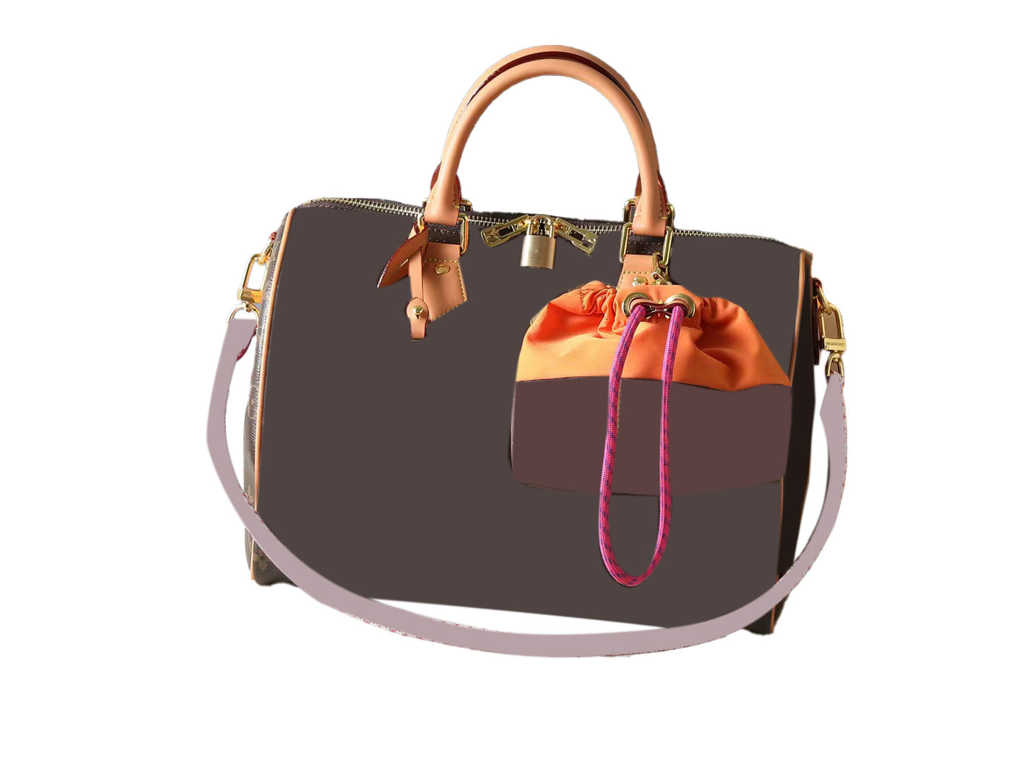 Bag and-Flat sneakers