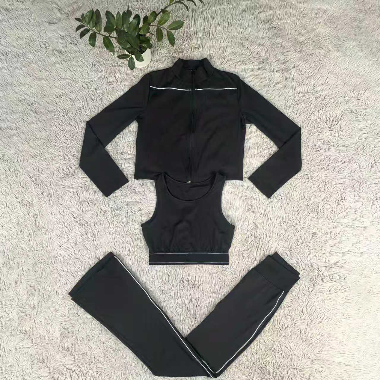 Yoga three-piece set