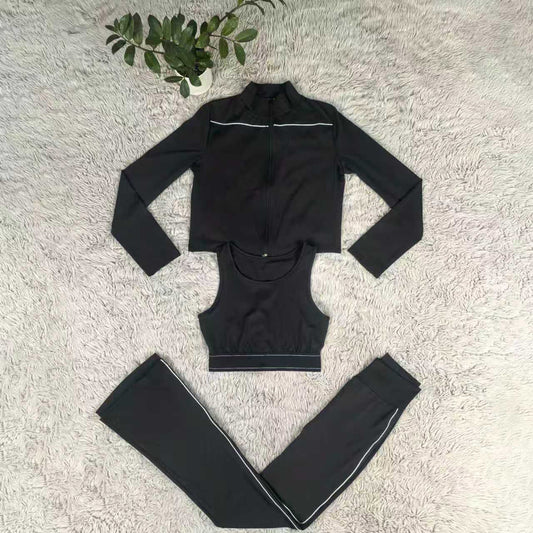 Yoga three-piece set