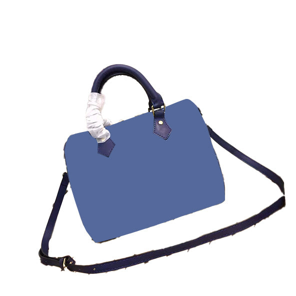 Denim Blue Shoe And Bag