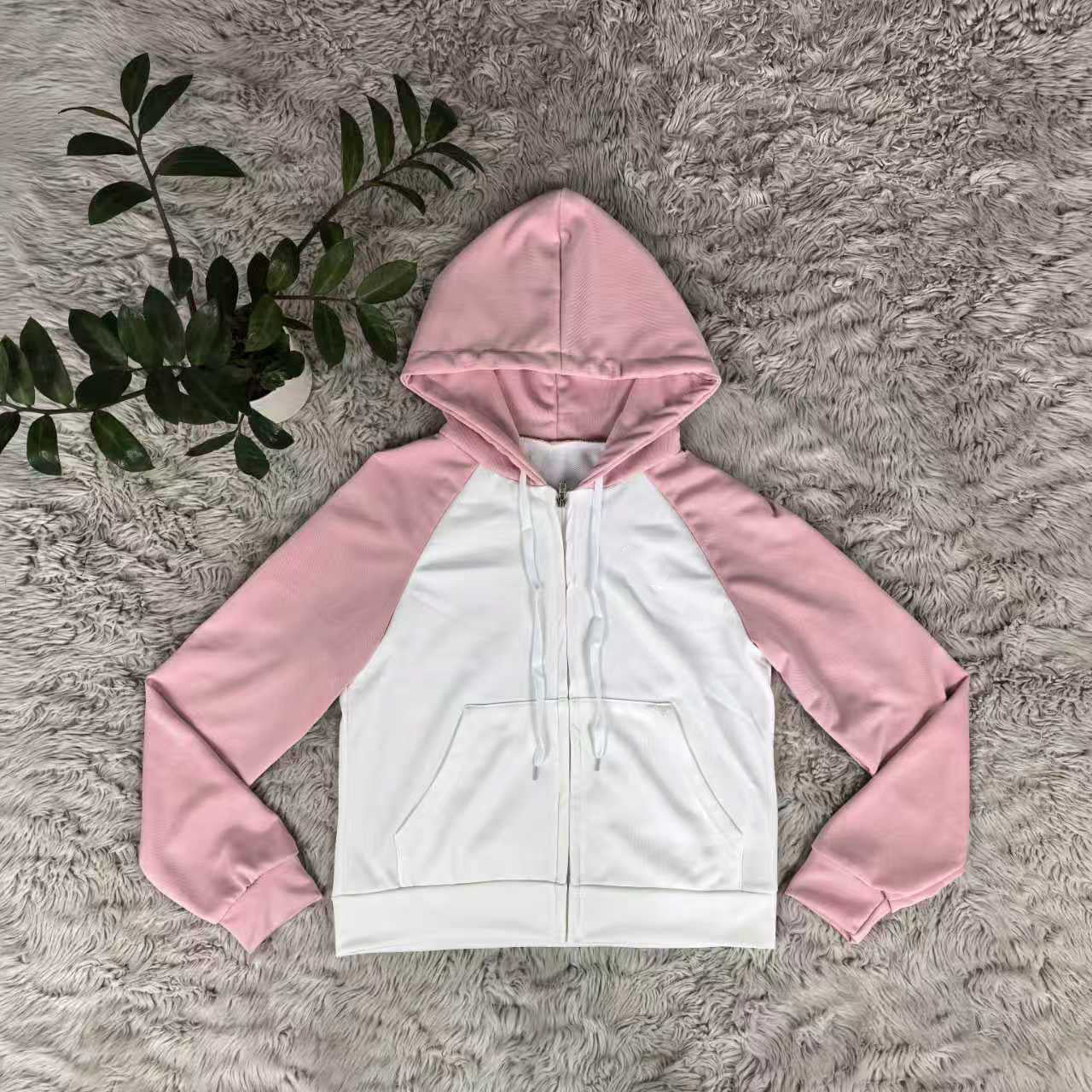Hooded Sweatshirt Jacket