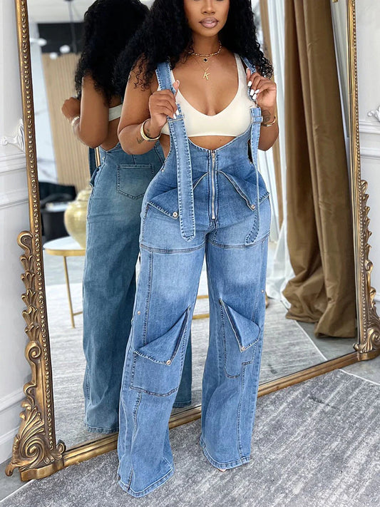 Denim Overalls