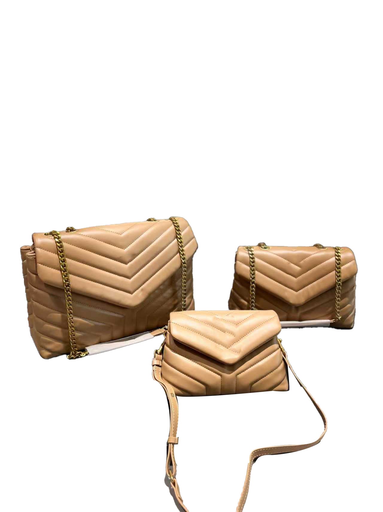 Crossbody &Shoulder Bag(Gold Logo)