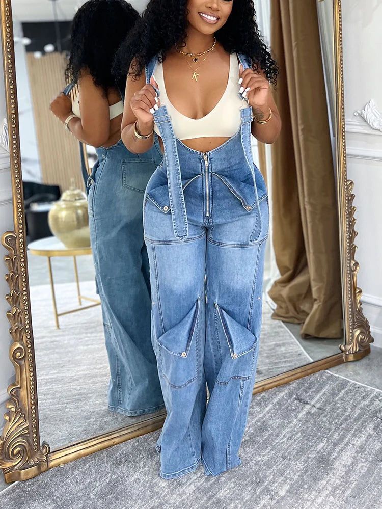 Denim Overalls