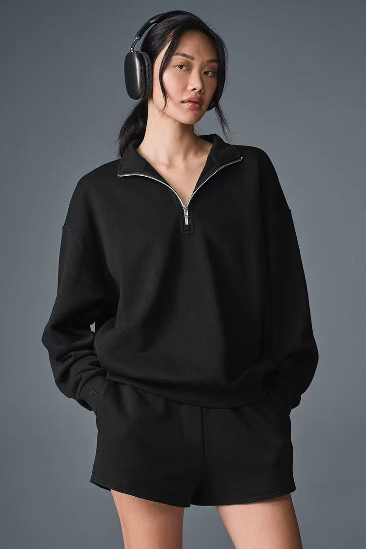Women's Half-Zip Sweatshirt Set