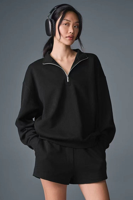 Women's Half-Zip Sweatshirt Set
