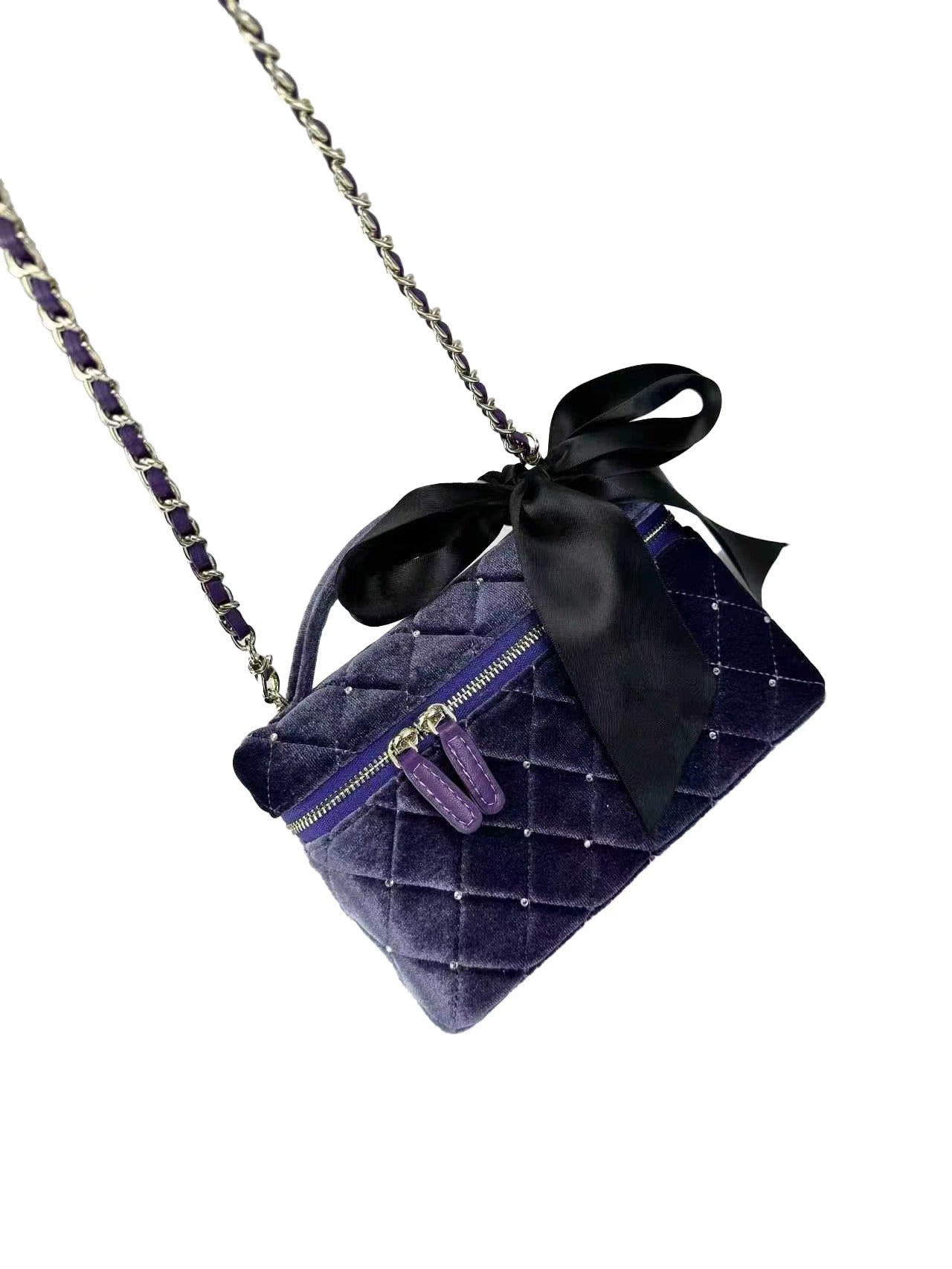 Purple Bag&AS Sneakers Set