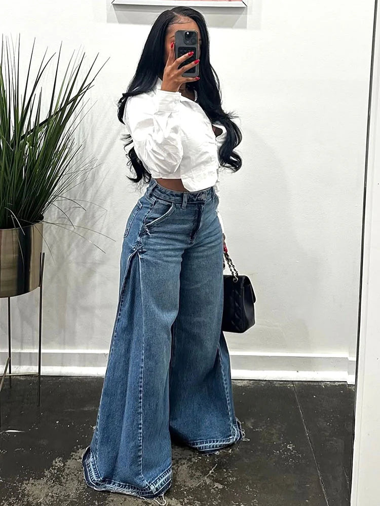 Baggy Wide-Leg Jeans
