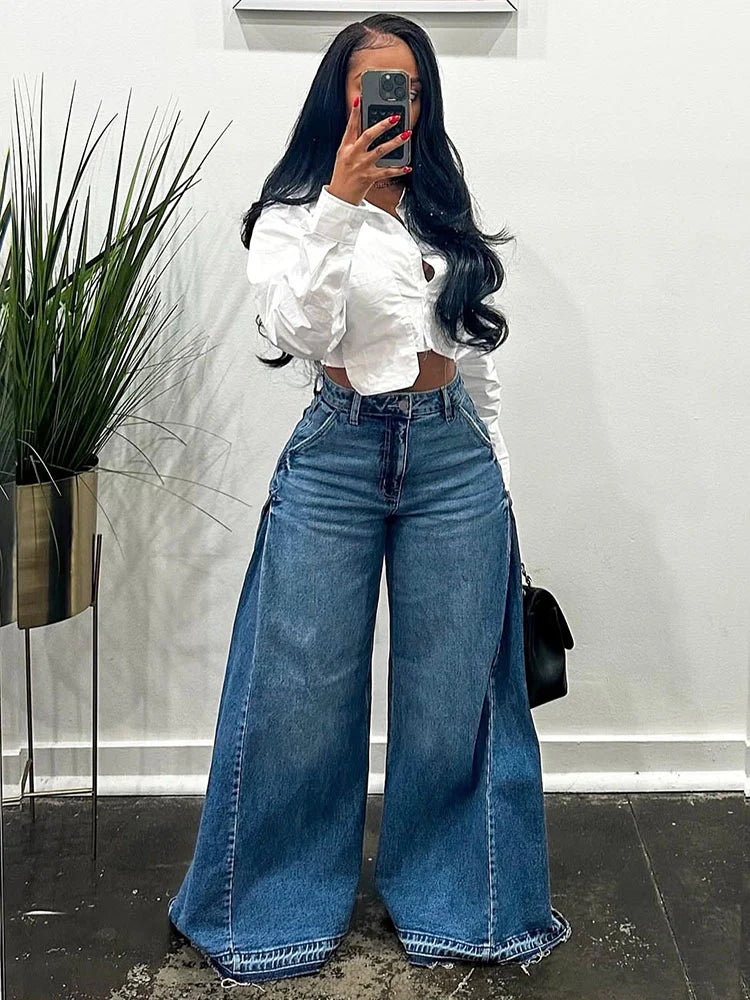 Baggy Wide-Leg Jeans
