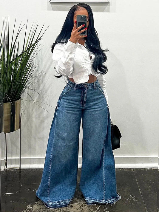 Baggy Wide-Leg Jeans