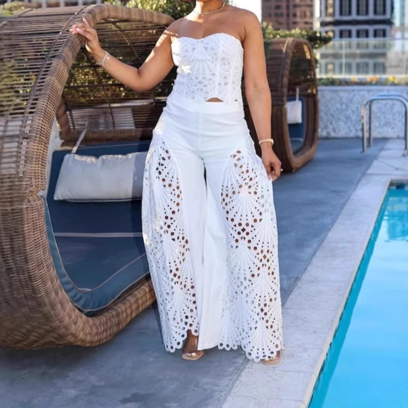 Sexy Lace cut-out bandeau set