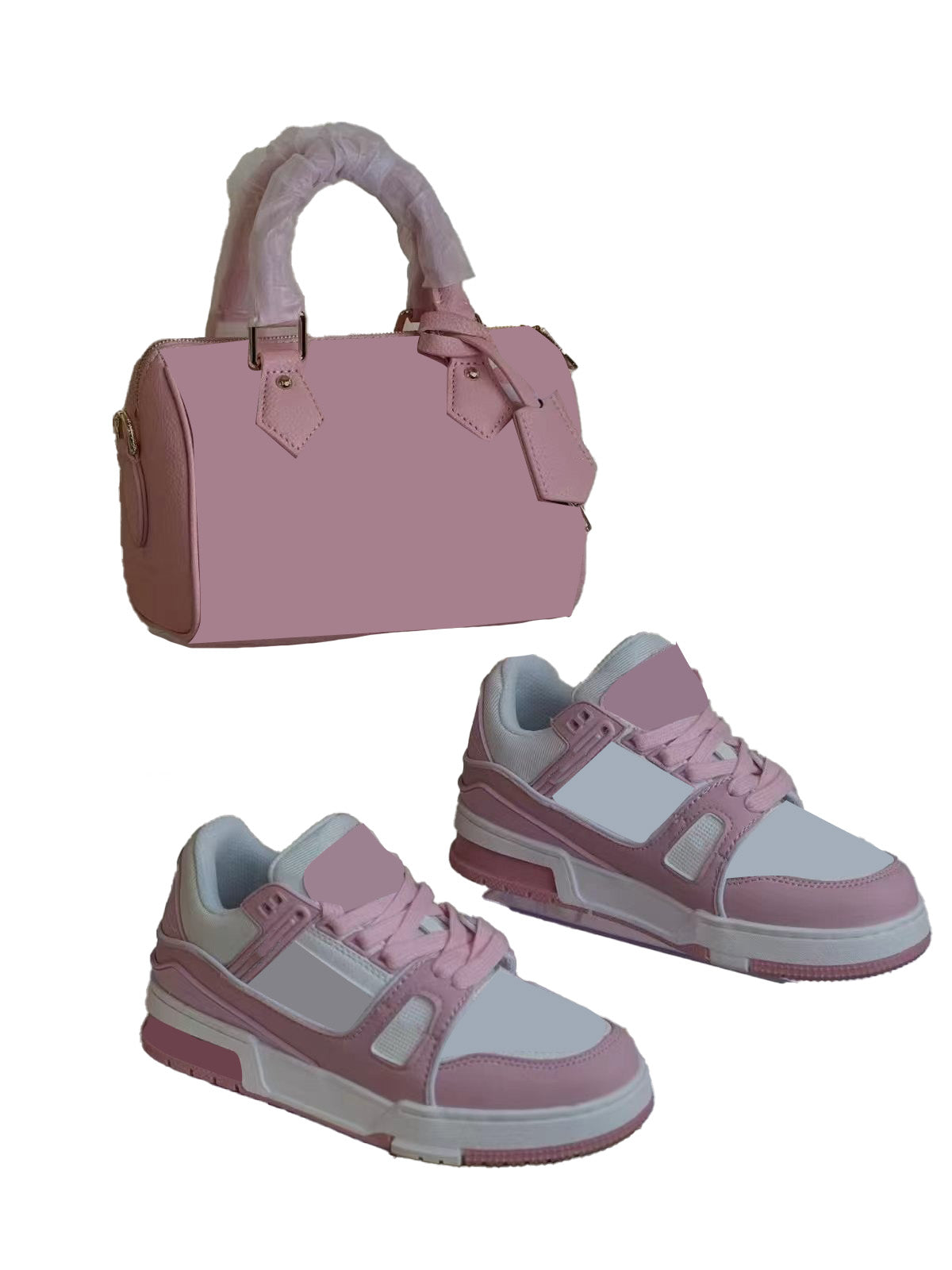 Pink Shoe And Bag