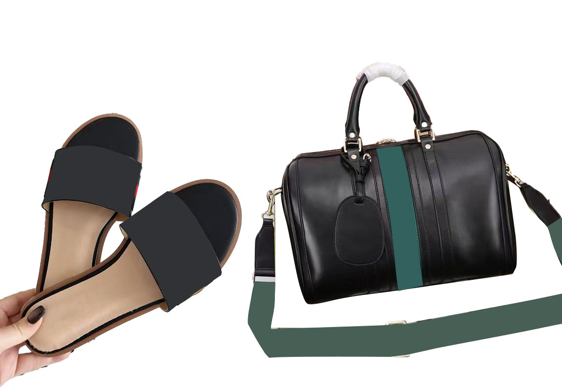 Black Speedy Bag&Sandals